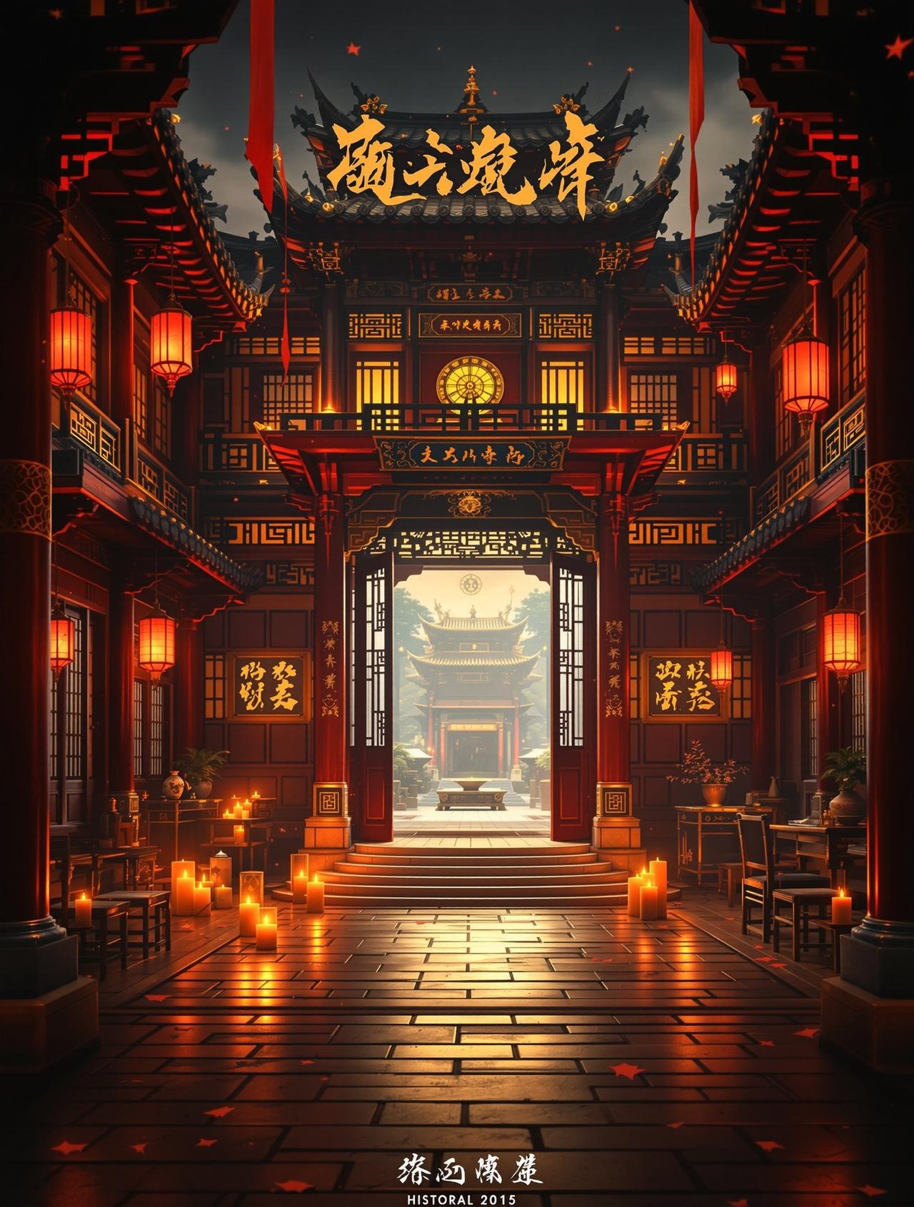 中出影院出品古装历史作品《大明风华》高清海报